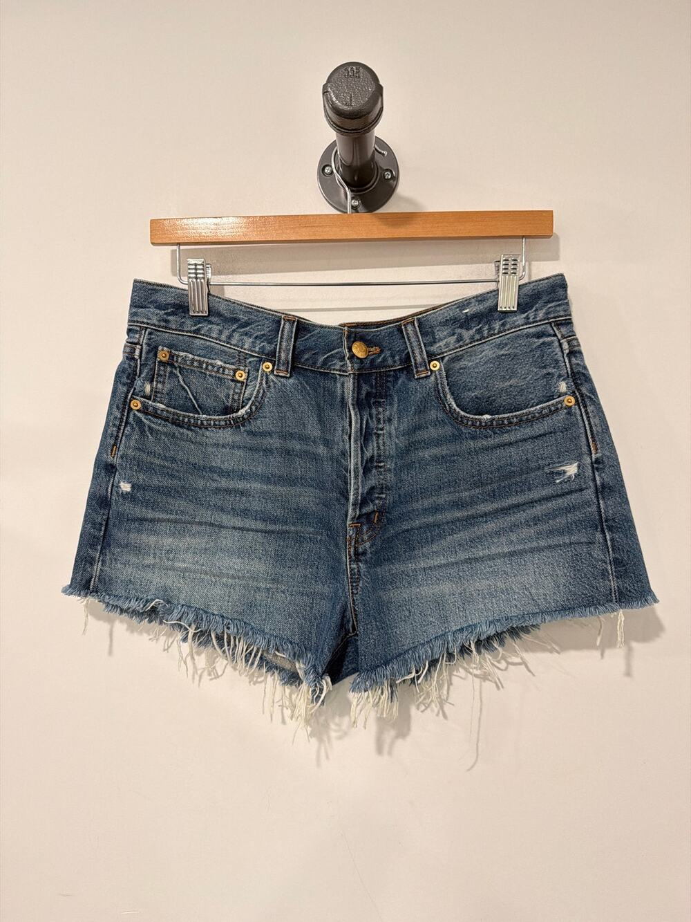 Madewell The Brynn Short Denim Cutoff 2.5" Blue Size 27